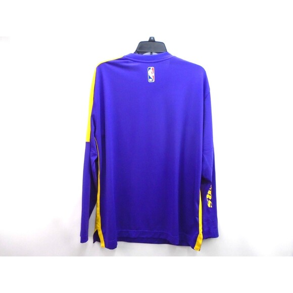 Nike Los Angeles Lakers NBA Authentics Long Sleeve Jersey Shirt Men's Size L - Picture 7 of 8